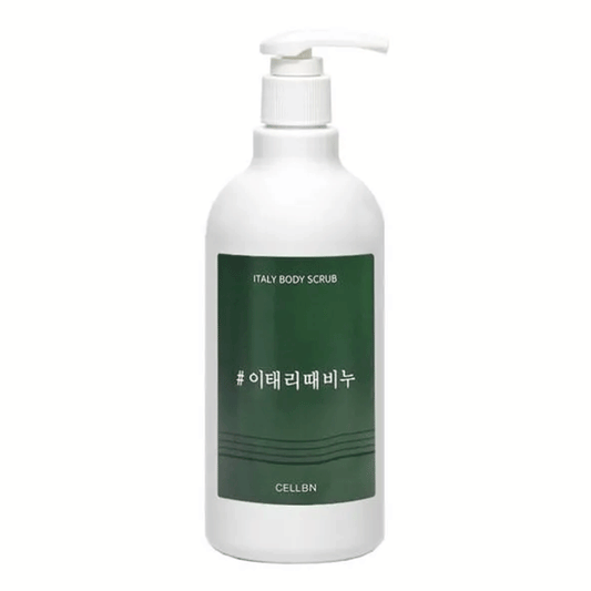 CELLBN Italy Body Scrub 500ml Product Description:  CELLBN Italy Body Scrub is an exfoliating and nourishing body treatment designed to gently remove dead skin cells and impurities, leaving the skin smooth, soft, and rejuvenated
