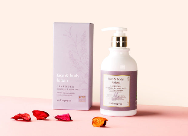Cellhappyco Lavender Face & Body Lotion 300ml - KLO