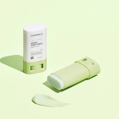 Centellian24 Madeca Derma Shield Moisture Sun Cream 50ml + Sun Stick 18g – Full Moisture & Cooling Sun Care Package