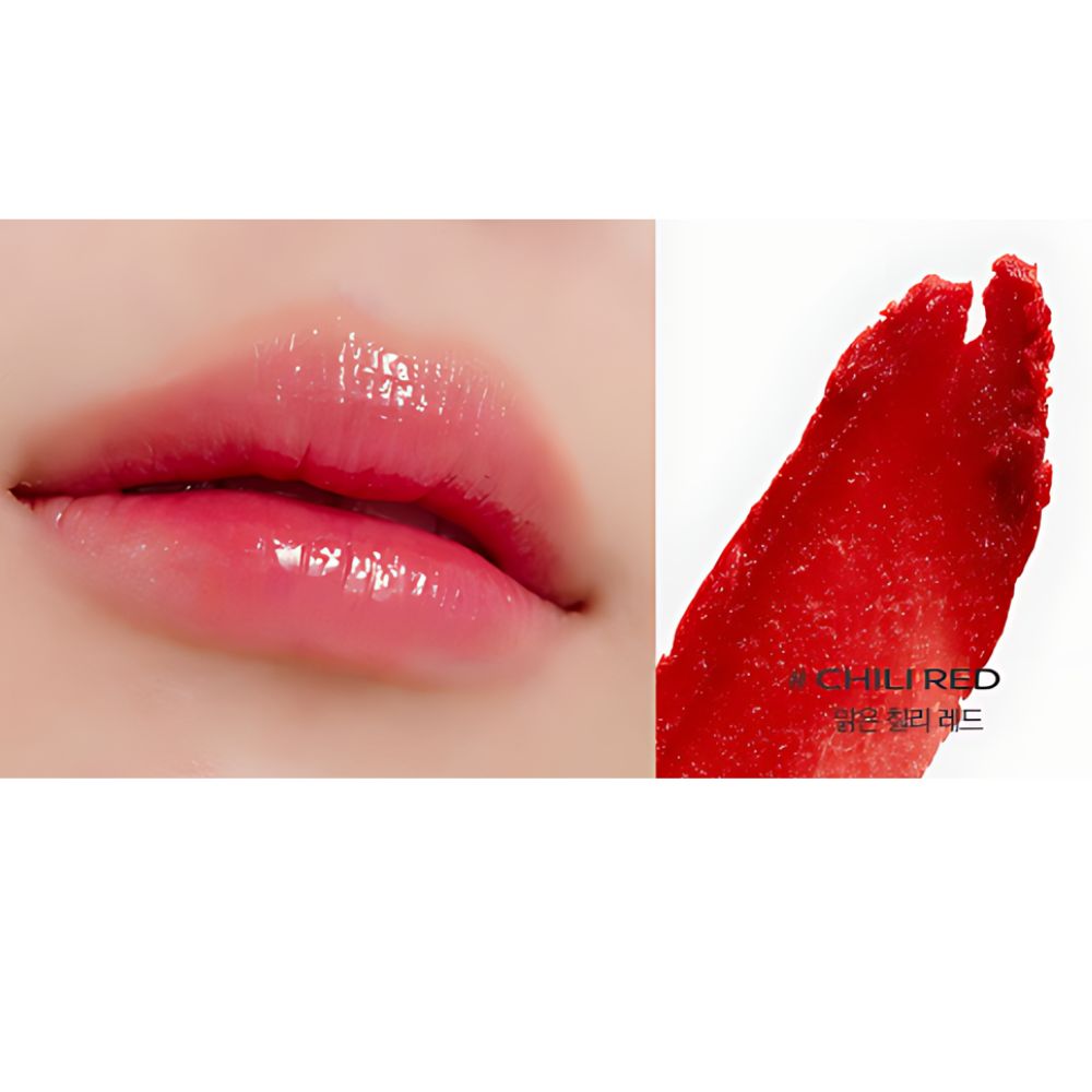 INGA Water Freeze Lip & Cheek 7g in Chili Red Shade.