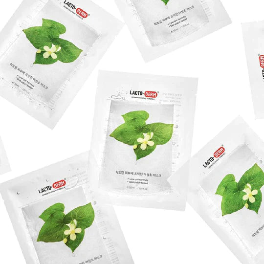 (Mhark) Lactoderm Beneficial Heartleaf Mask 30ml - KLO