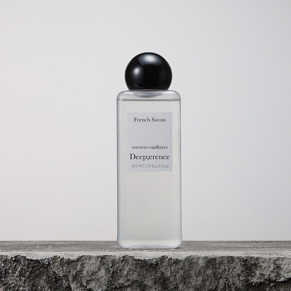 This essence helps to smooth and soften hair, taming frizz while adding a silky shine.