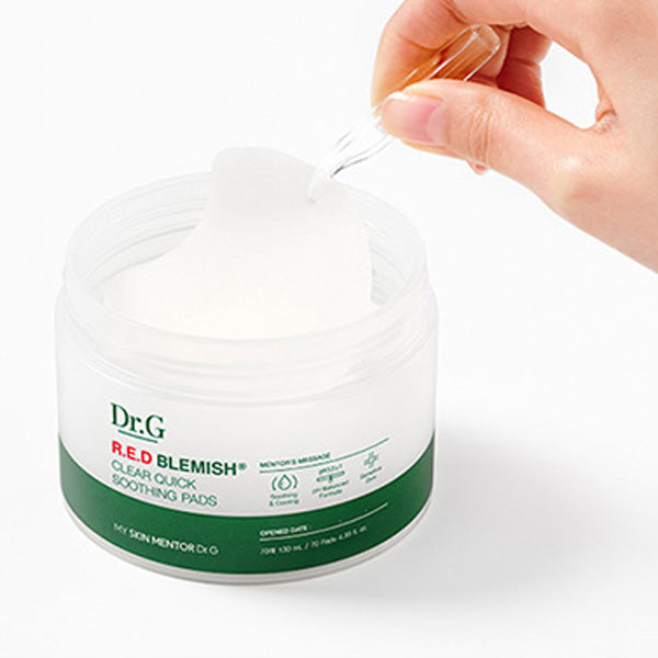 Dr.G Red Blemish Clear Quick Soothing Pad 130ml 70ea