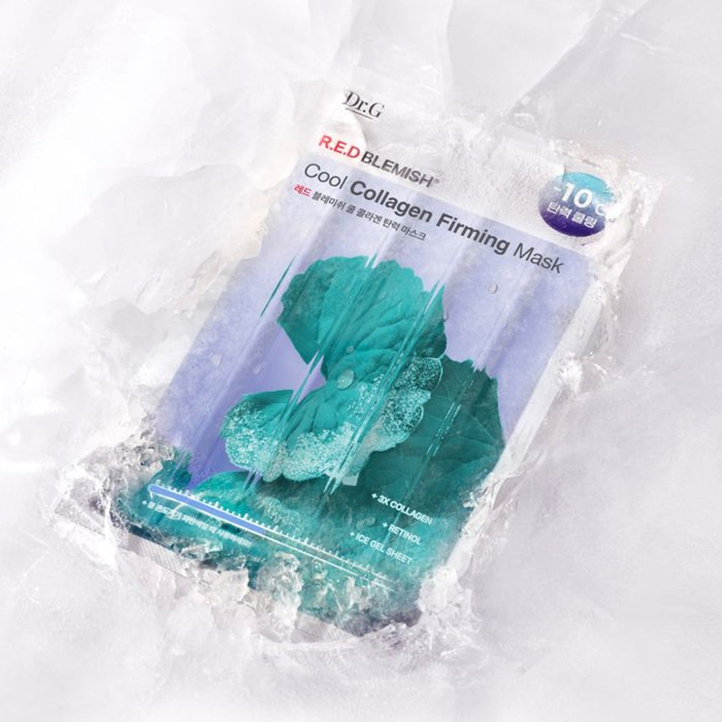 Dr.G Red Blemish Cool Collagen Firming Mask 30g (10 Sheets + 10 Sheets)