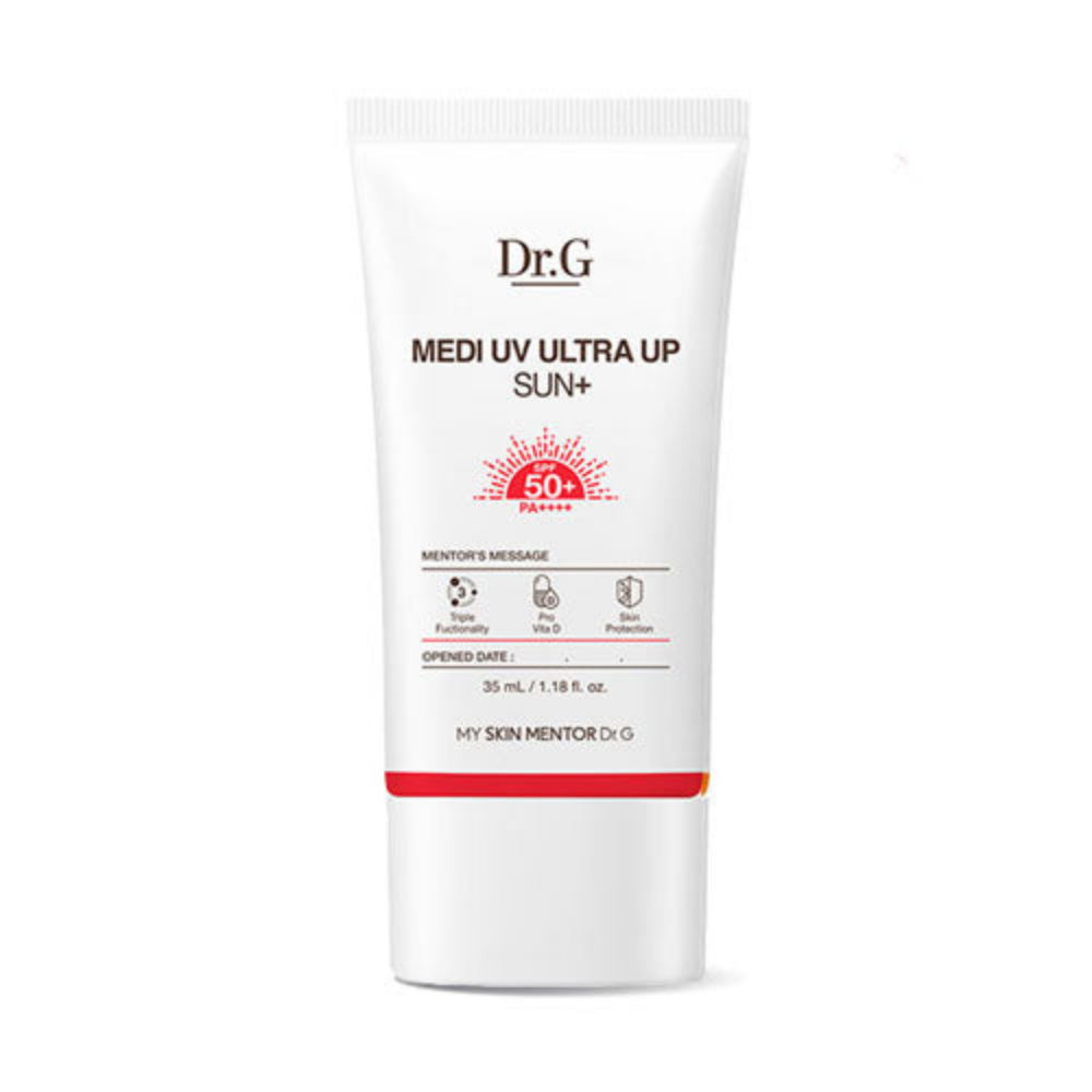 The Dr.G Medi UV Ultra Up Sun+ is a sunscreen designed to provide high-level protection against UV radiation while offering additional skincare benefits.