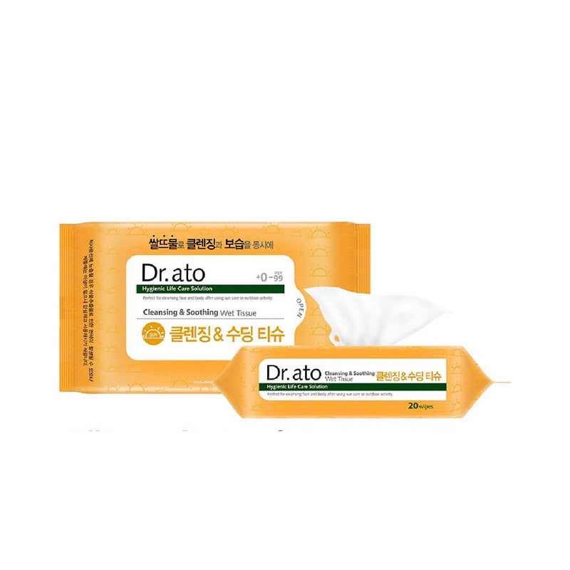 Dr.ato Cleansing & Soothing Wet Tissue 60g 20sheets