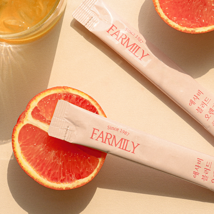 FARMILY Aesabi Blood Orange Drink Mix – Daily Citrus Wellness Program (6 Boxes)