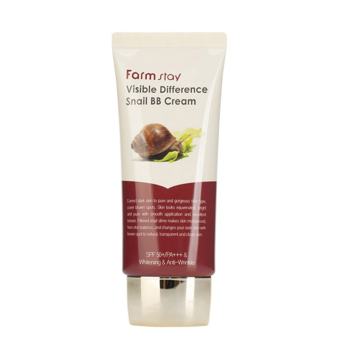 Farmstay Visible Difference Snail BB Cream SPF50+ PA++++ 50g