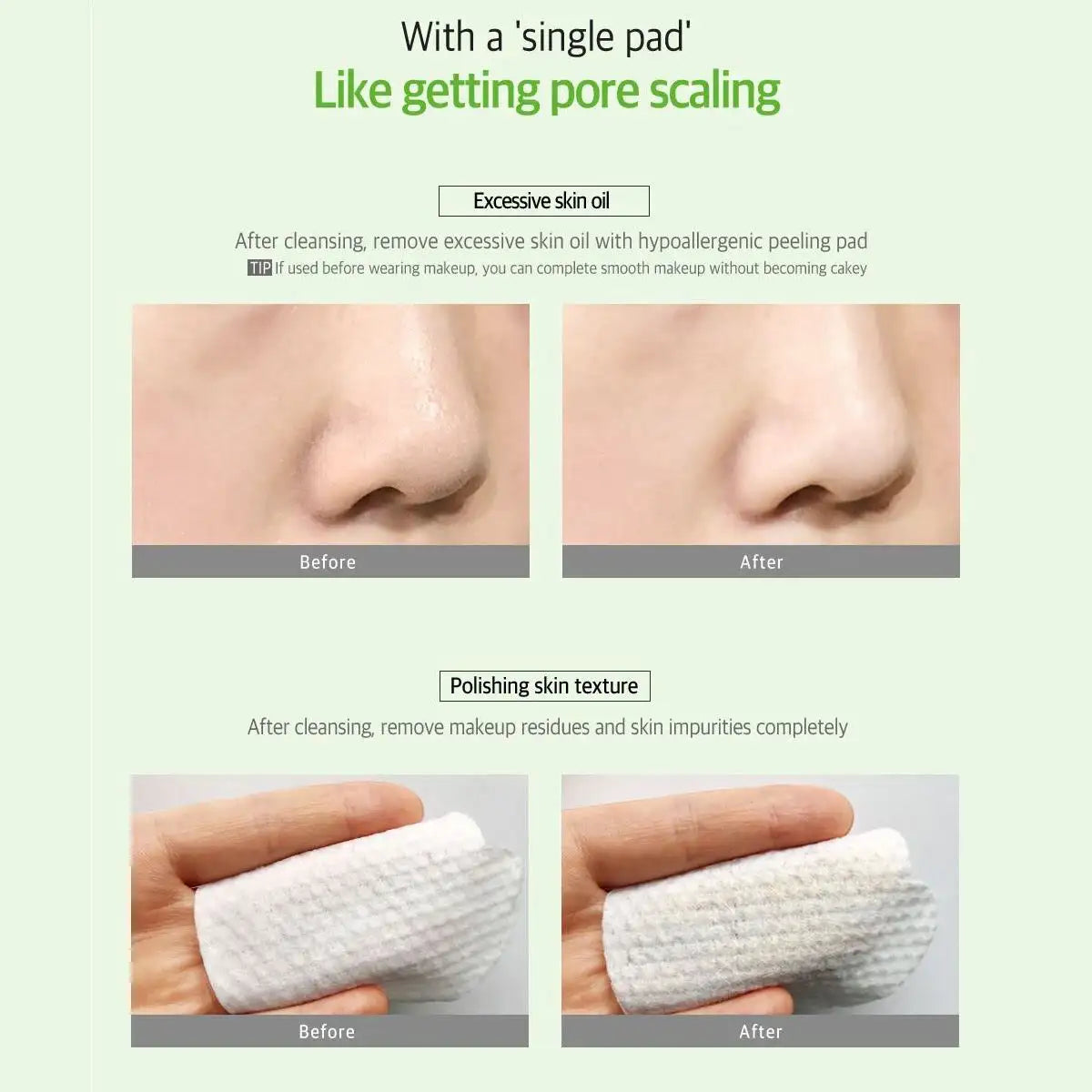(Matthew) FRUDIA Green Grape Pore Peeling Pad 3ml / 1 Pad - KLO