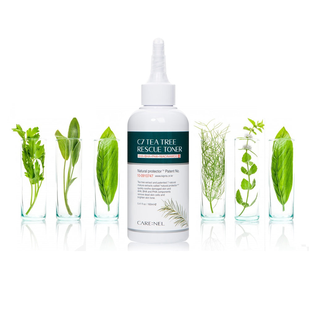 CARE:NEL C7 Tea Tree Rescue Toner 160ml - KLO