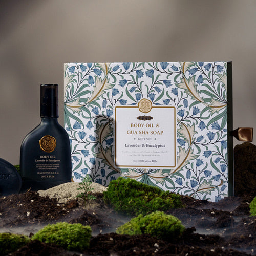 OPTATUM Body Oil & Gua Sha Soap Gift Set