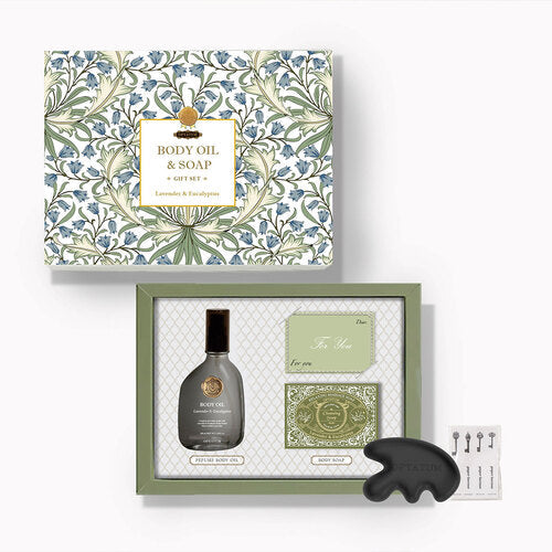 OPTATUM Body Oil & Gua Sha Soap Gift Set