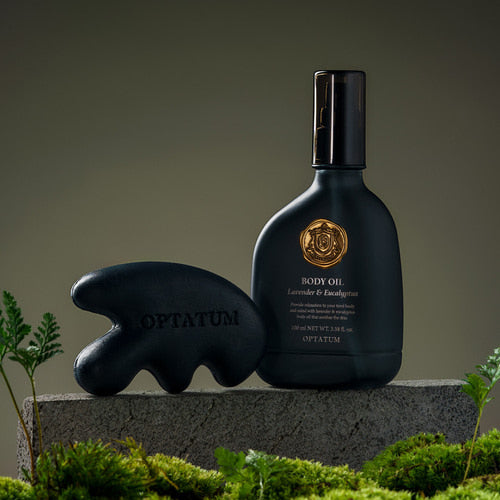 OPTATUM Body Oil & Gua Sha Soap Gift Set