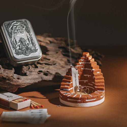 OPTATUM Paper Incense Fireplace Gift Set