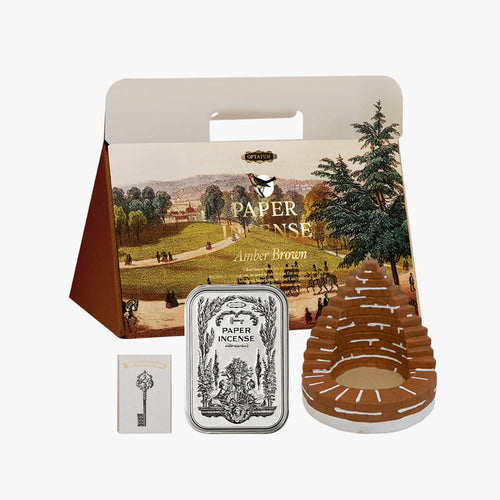 OPTATUM Paper Incense Fireplace Gift Set