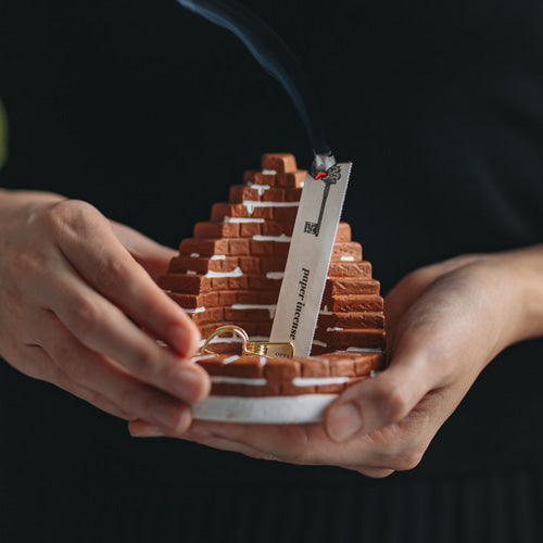 OPTATUM Paper Incense Fireplace Gift Set