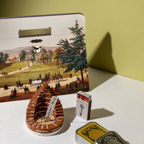 OPTATUM Paper Incense Fireplace Gift Set