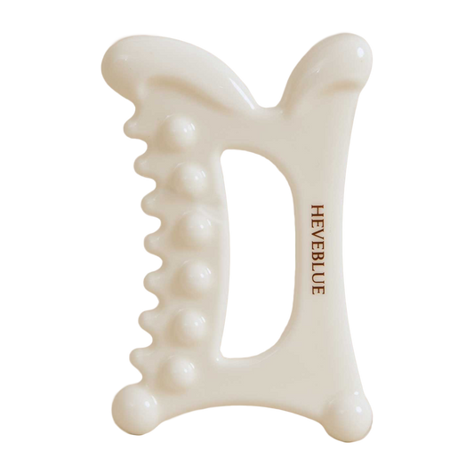 HEVE BLUE Natural White Clay Home Care Relaxing Guasha