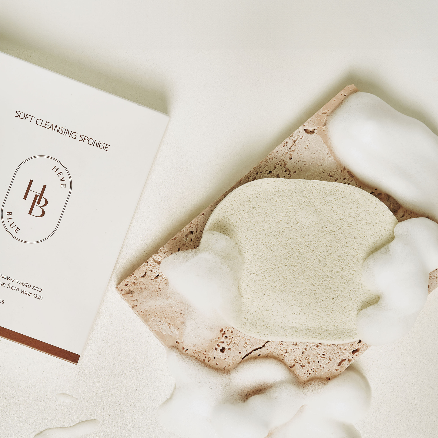 HEVE BLUE Soft Cleansing Sponge