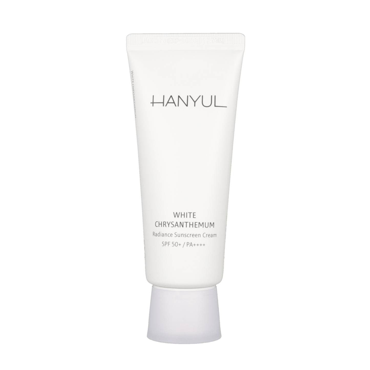 Sunscreen cream with Hanyul White Chrysanthemum for radiant skin. SPF50+ PA++++. 70ml.