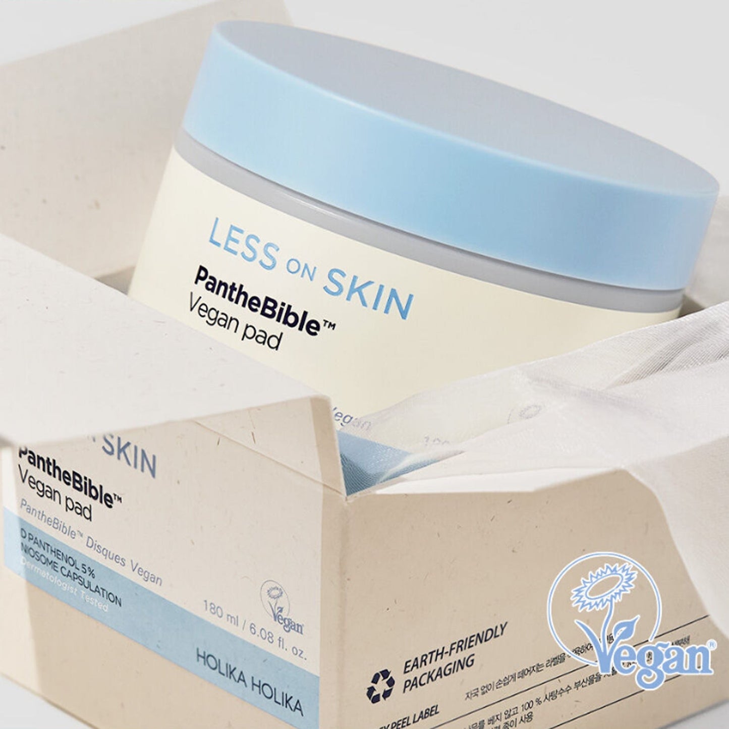 Holika Holika Less On Skin PantheBible Vegan Pad (100 sheets)