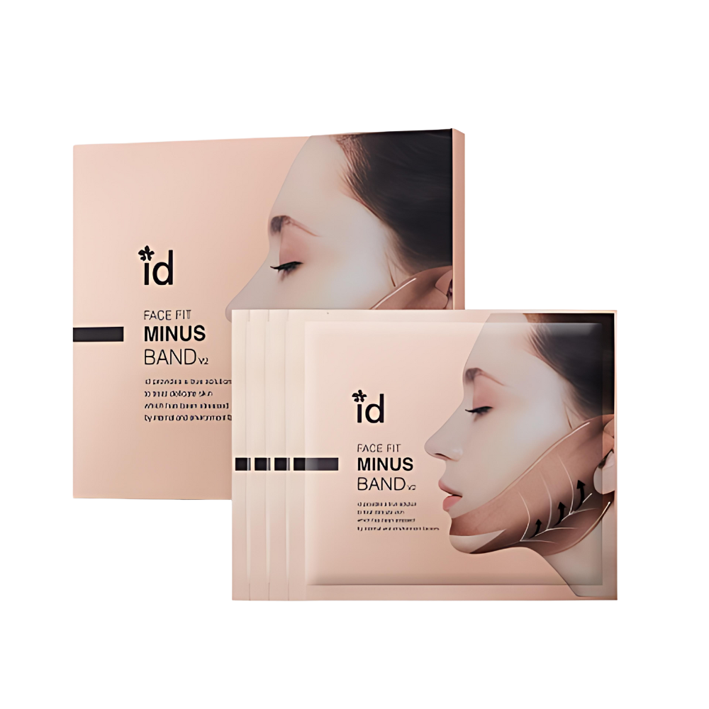 ID.AZ Face Fit Minus Band, 12g, pack of 4, designed for facial care and skin enhancement.