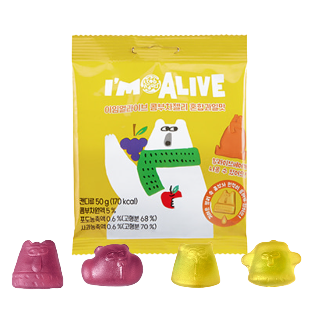 IMALIVE Kombucha Jelly 50g x 10 bags (2 Flavor)