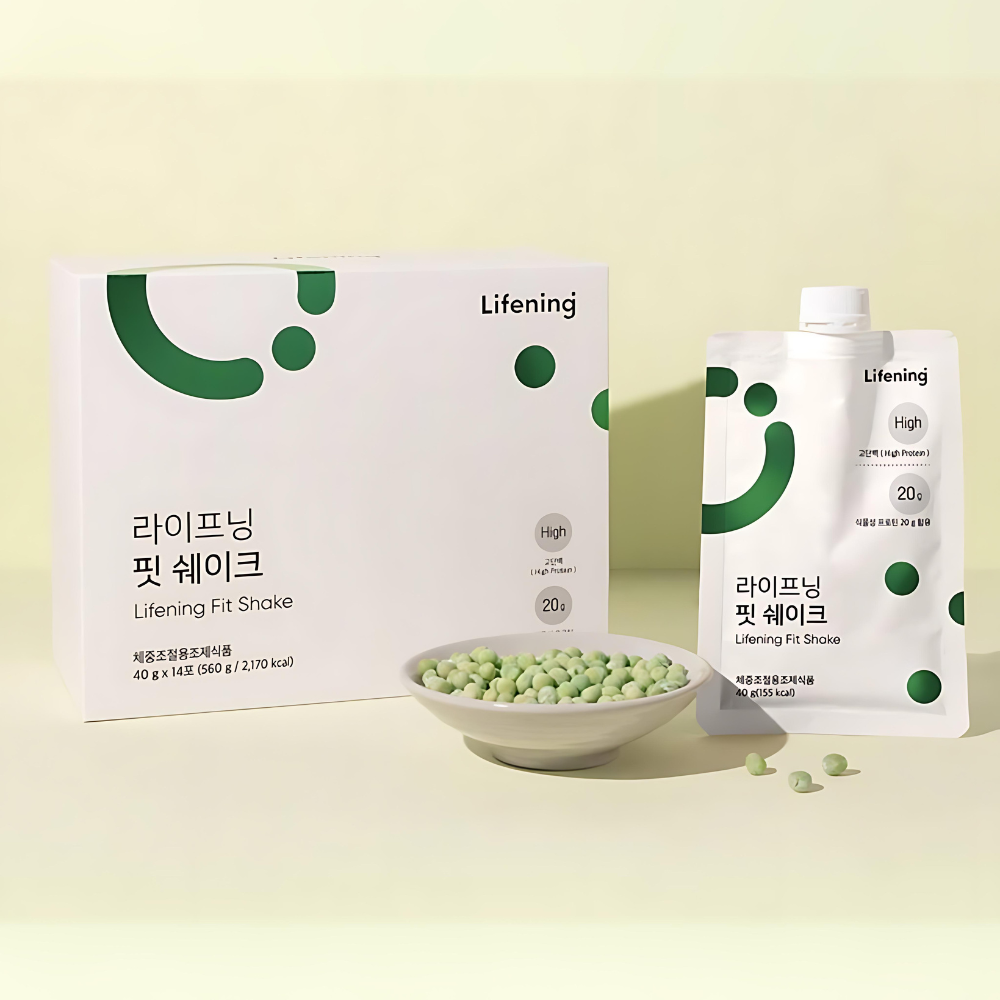 A box of 14 packs of INCELLDERM Lifening Fit Shake, each containing 40g of the nutritional supplement.