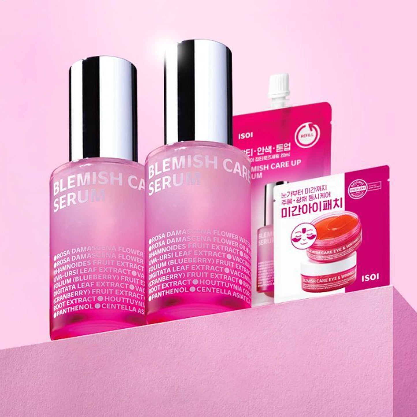 ISOI Blemish Care Serum 20ml Triple Set (+ Eye & Wrinkle Patch 1 Set)