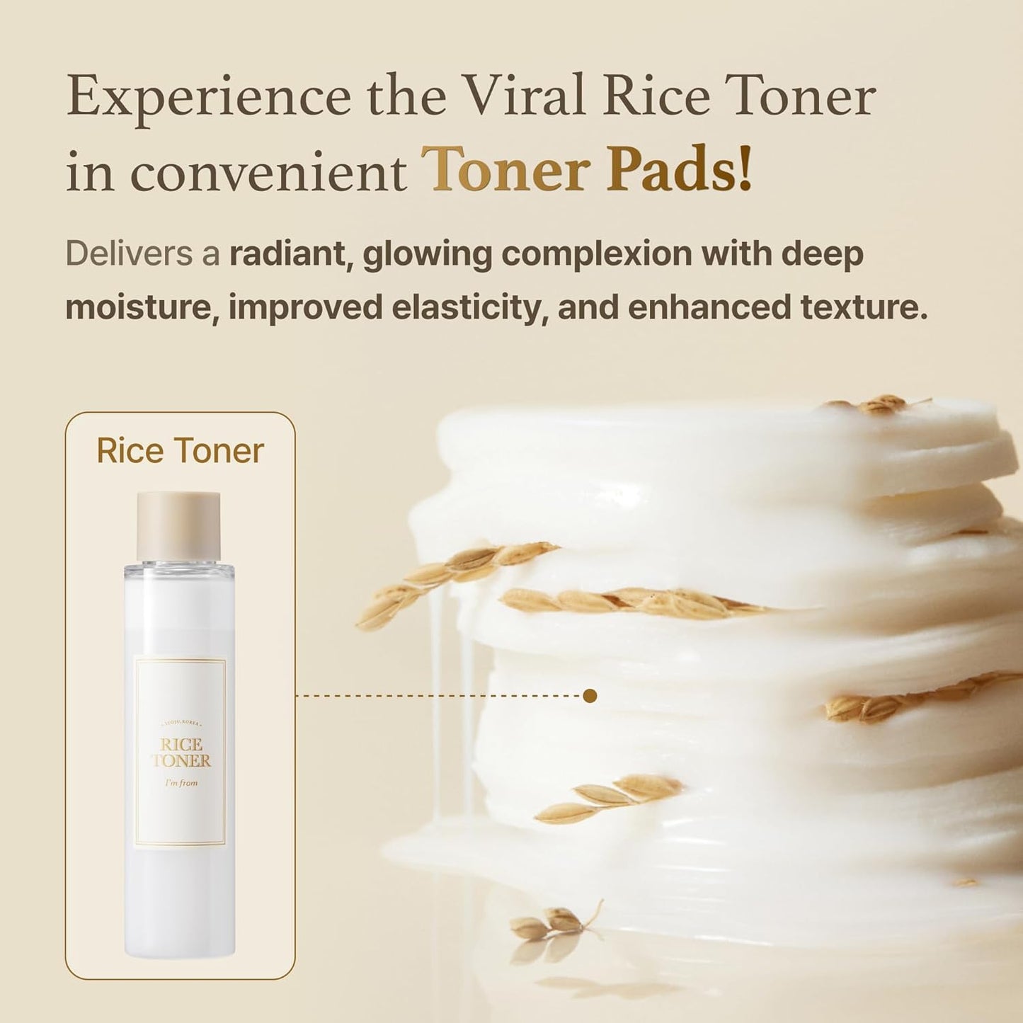 I'm from Rice Toner Pad 140ml