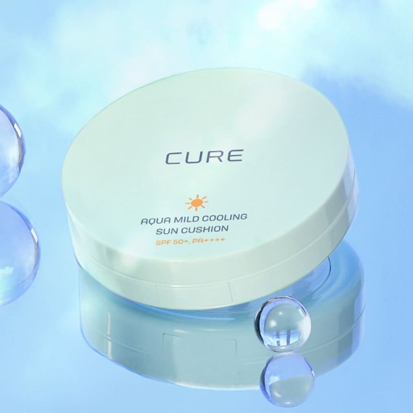 KIM JEONG MOON Aloe CURE Aqua Mild Cooling Sun Cushion (Original 25g + Refill 25g)