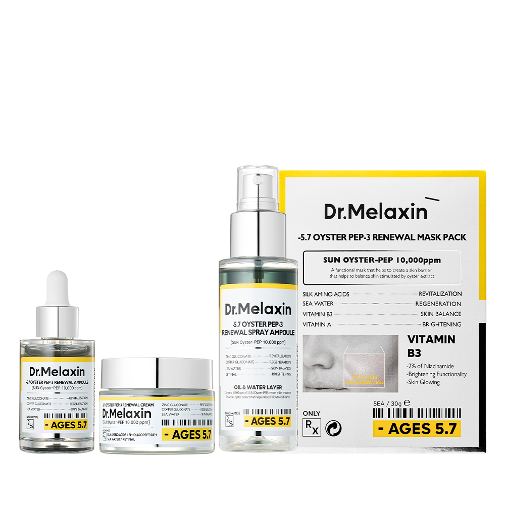 Dr.Melaxin Oyster Pep-3 Renewal Anti-Aging Line
