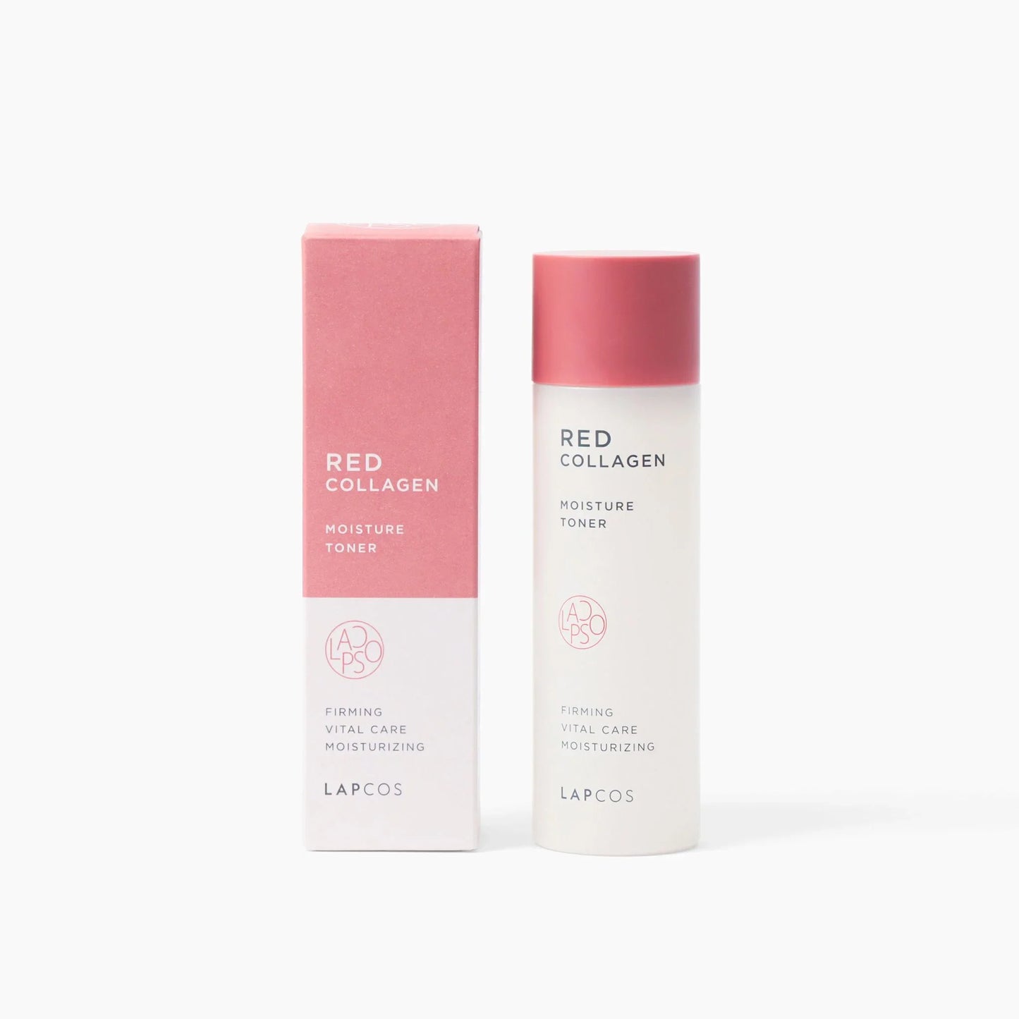 LAPCOS Red Collagen Moisture Toner in a 130ml container.