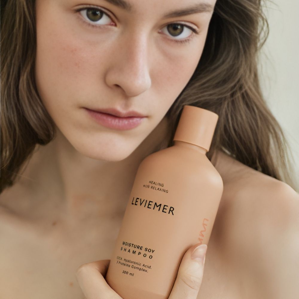 Ideal for those with dry, brittle, or chemically treated hair, the LEVIEMER Moisture Soy Shampoo promotes healthier, shinier, and more manageable hair with regular use.