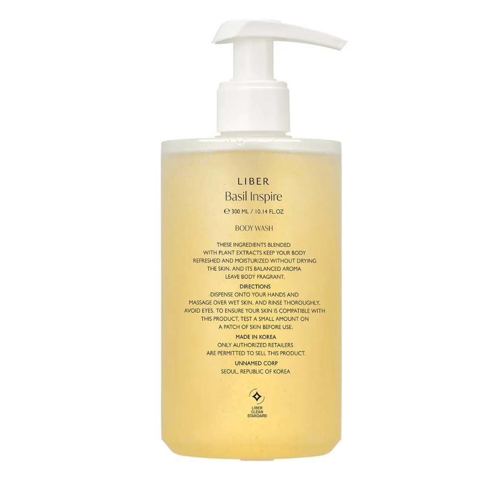 LIBER Basil Inspire Body Wash 300ml