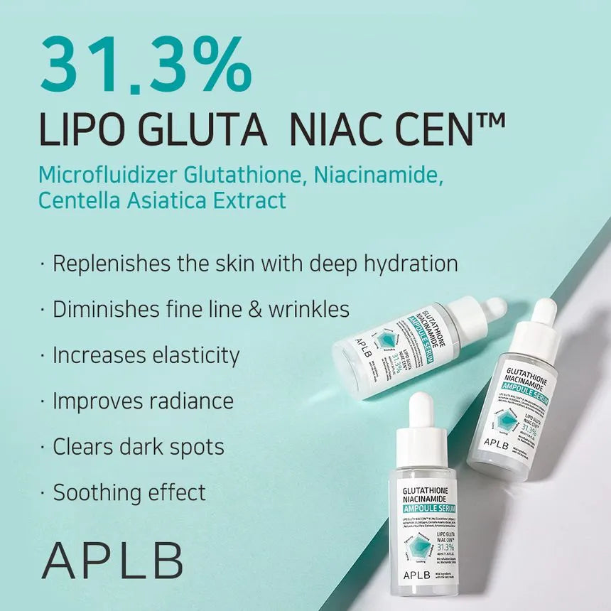 (Mhark) APLB Glutathione Niacinamide Ampoule Serum 40ml - KLO