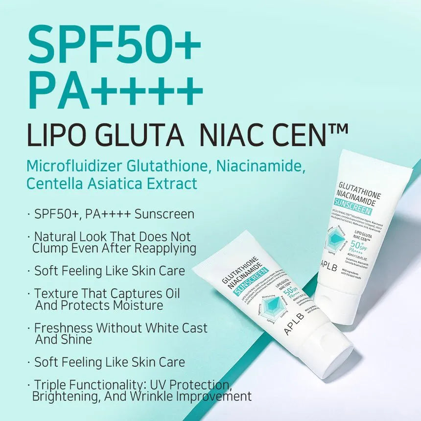 (Mhark) APLB Glutathione Niacinamide Sunscreen 40ml - KLO