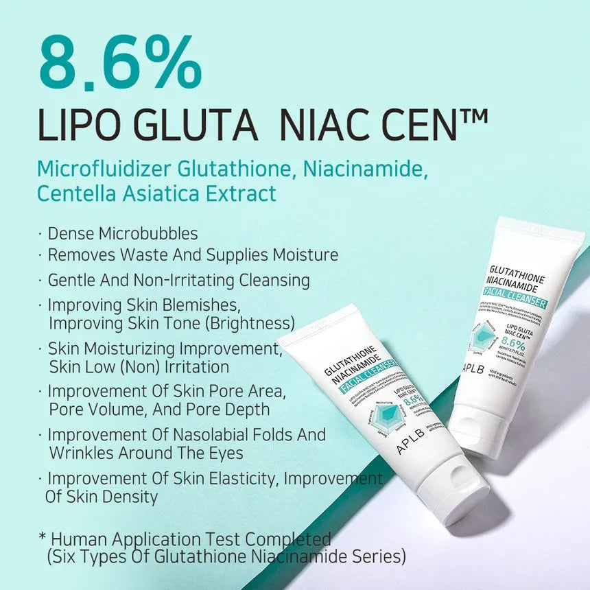 (Mhark) APLB Glutathione Niacinamide Facial Cleanser 80ml - KLO