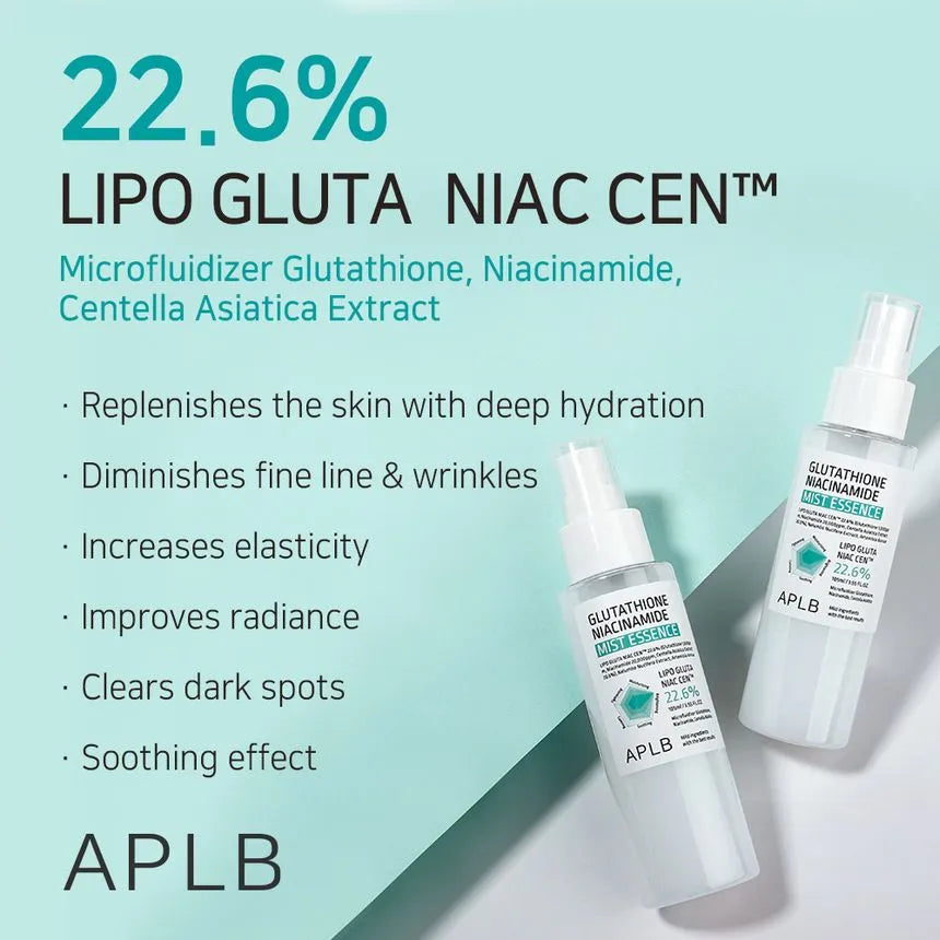 (Mhark) APLB Glutathione Niacinamide Mist Essence 105ml - KLO