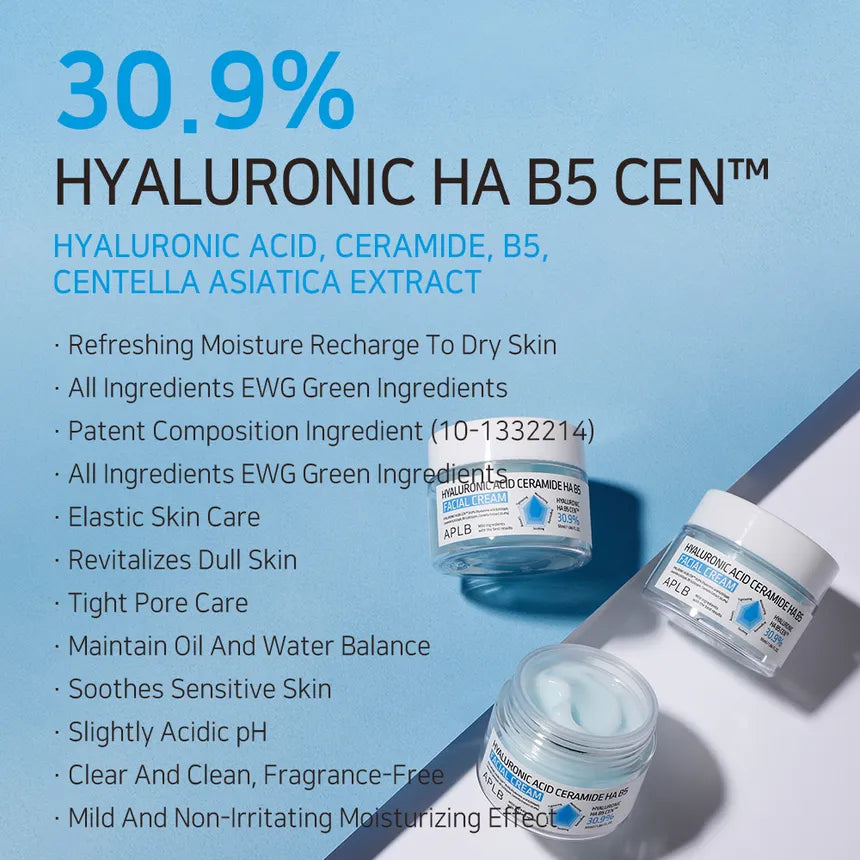(Mhark) APLB Hyaluronic Acid Ceramide HA B5 Facial Cream 55ml - KLO