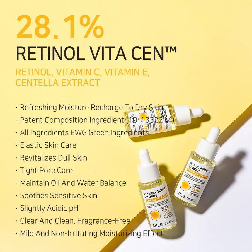 (Mhark) APLB Retinol Vitamin C Vitamin E Ampoule Serum 40ml - DODOSKIN