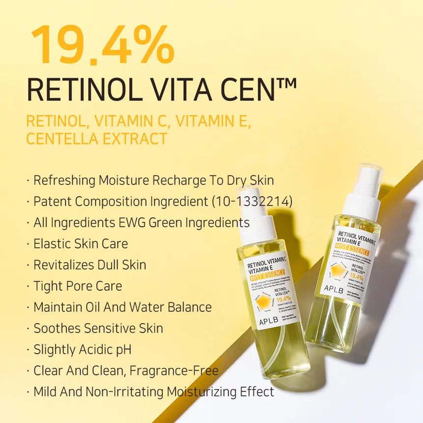 (Mhark) APLB Retinol Vitamin C Vitamin E Mist Essence 105ml - KLO