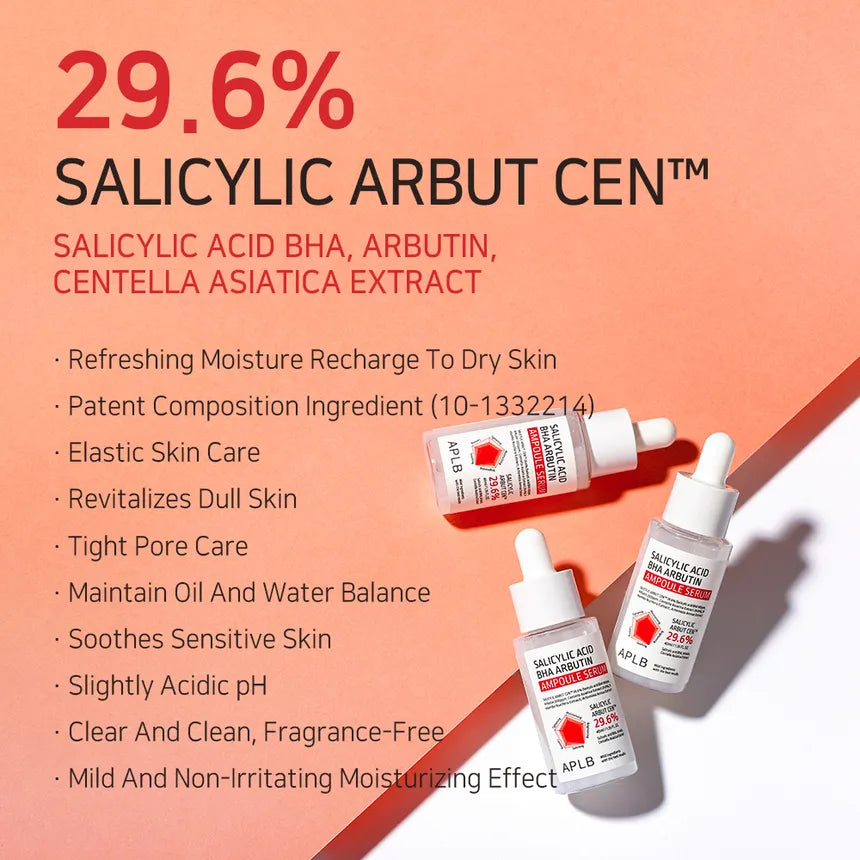 (Mhark) APLB Salicylic Acid BHA Arbutin Ampoule Serum 40ml - KLO