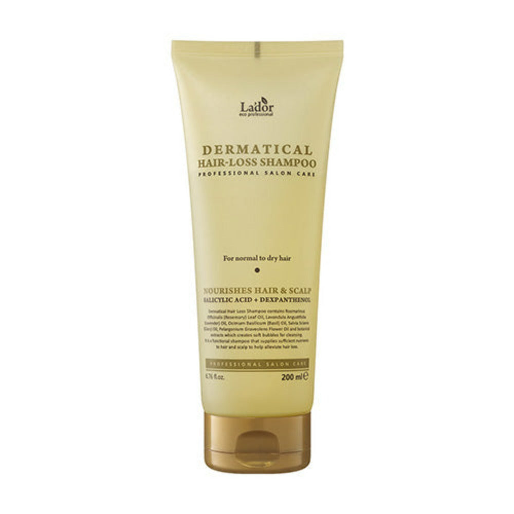 The Lador Dermatical Hair-Loss Shampoo (For Normal Hair) 200ml is a specialized hair care product designed to combat hair loss and promote healthier, stronger hair.
