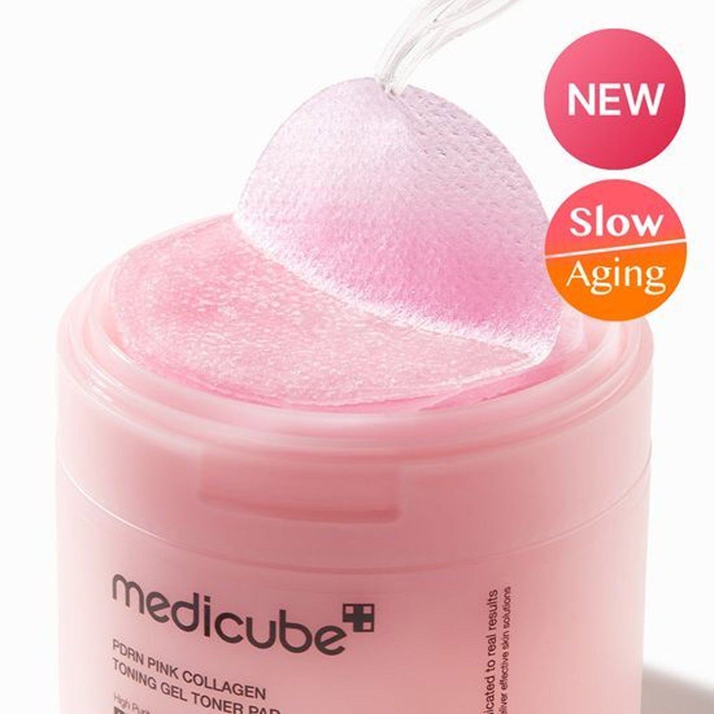 MEDICUBE PDRN Pink Collagen Toning Gel Toner Pad 70 Sheets