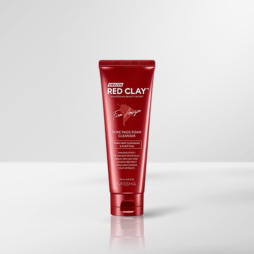 MISSHA Amazon Red Clay Pore Pack Foam Cleanser 120ml