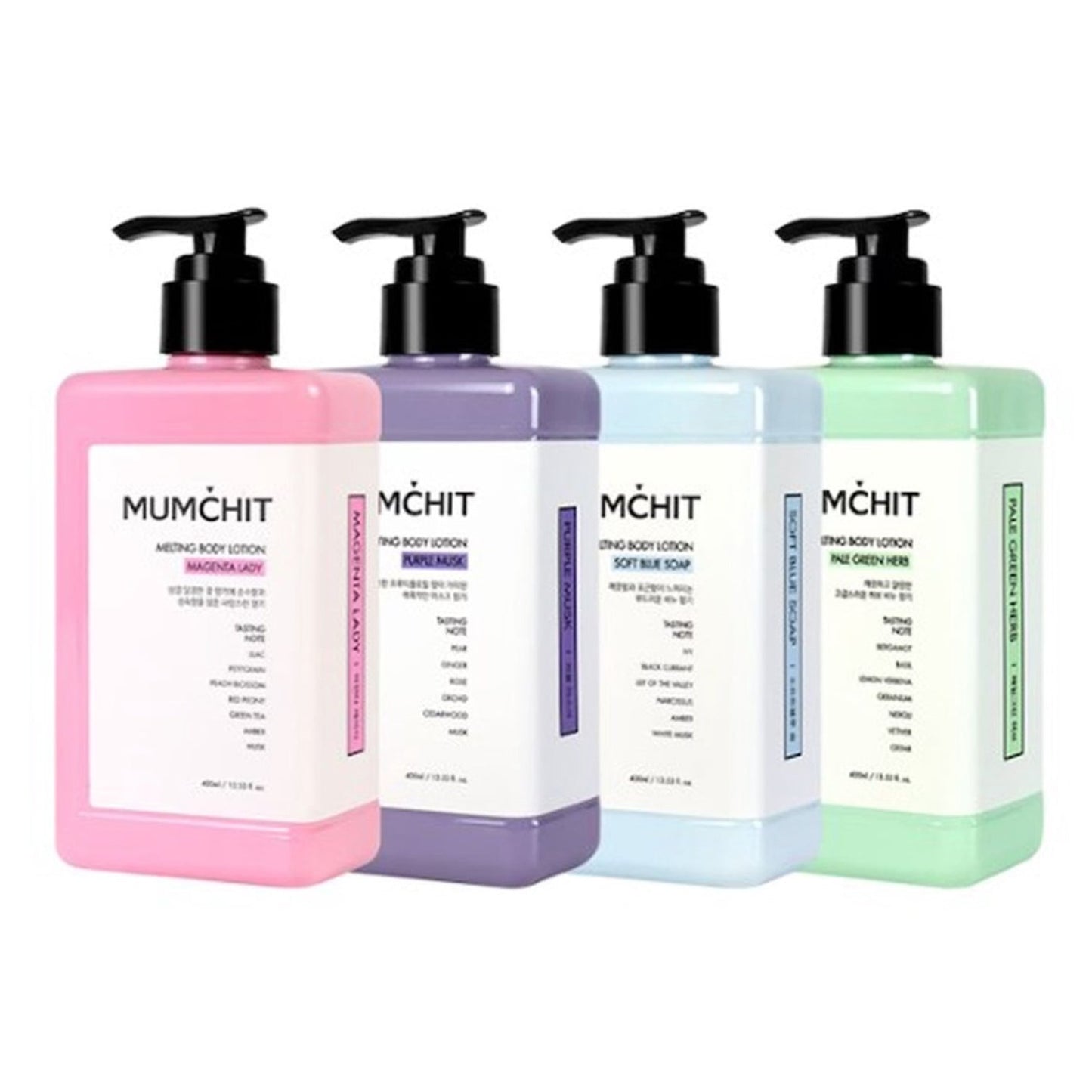 MUMCHIT Melting Body Lotion 400ml 4 Types