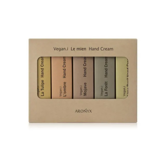 Pamper your hands with the MediFlower ARONYX Vegan.i Le Mien Hand Cream Special Set.