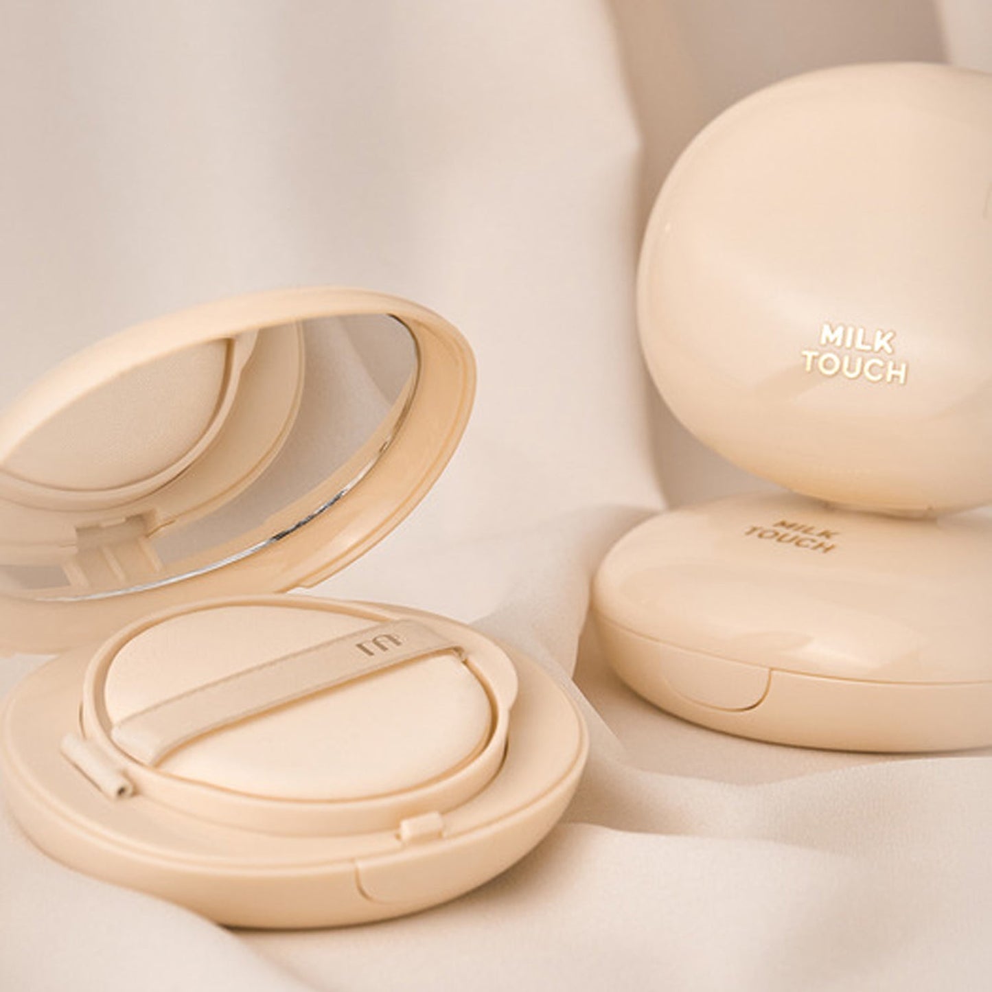 Milk Touch All-Day Skin Fit Soft Velvet Cushion Set (Main + Refill) 3 colors