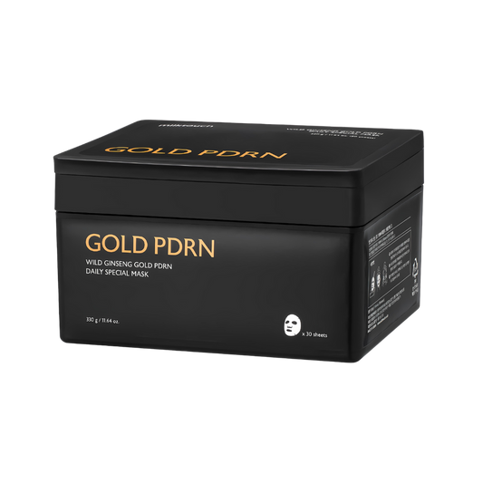 Milk Touch Wild Ginseng Gold PDRN Daily Special Mask 330g*30ea product packaging.
